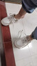 361°运动女鞋秋冬季学生复古厚底增高小白休闲板鞋子女682116601F-9 实拍图