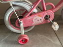 永久儿童自行车3-8岁小孩脚踏单车宝宝中大童女孩公主款童车 【升级-白胎】小猫粉+护具礼包 14寸 实拍图