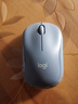 罗技（Logitech）M221 轻音鼠标 无线鼠标 办公鼠标 对称鼠标 带无线微型接收器 雾霭蓝 实拍图