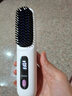 森系无线直发梳负离子不伤发无线便携防静电梳子卷发直发二合一充电迷你直发梳蓬松夹板神器 【珍珠白】15亿水润负离子不伤发 实拍图