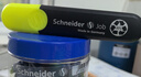 施耐德（Schneider）大容量荧光笔彩色标记号笔学生划重点做笔记办公用1-5mm 黄色单支1505 实拍图