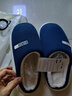 朴西踏云棉拖鞋男冬季百搭新款保暖家用棉拖加厚潮流毛绒防滑情侣棉鞋 藏青色 【温柔男友风】 40-41 【偏小一码】 实拍图