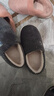 京东京造【厚底防滑】棉拖鞋男士冬季室内居家毛拖保暖全包碳灰色42-43 实拍图