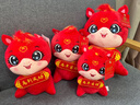 慕曦贝儿马年吉祥物公仔生肖马毛绒玩具仿真马玩偶布娃娃新年年会礼品活动 【红色】抱牌成功吉祥马8寸20厘米 颜色混搭/单个价格，量大有优惠 实拍图
