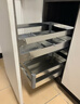 悍高（HIGOLD）拉篮304不锈钢厨房橱柜双层调味篮带阻尼导轨 350柜2层-L系列调味篮【发】预售 实拍图
