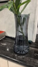 特大号轻奢创意简约玻璃花瓶透明水养鲜花北欧ins风客厅插花摆件 【28高】烟灰太阳花 实拍图