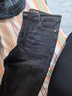 京东京造牛仔裤男士裤子男休闲裤秋季百搭复古锥形 黑灰色 38 实拍图