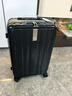 汉客行李箱男拉杆箱女旅行箱52升大容量22英寸墨玉黑镇店铝框前侧开盖 实拍图