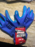 星宇 浸胶劳保手套 优耐保半挂乳胶压纹防滑耐用 工业工地工作木工钢筋工建筑防护手套 12付 蓝色 A688【耐磨透气柔软】 实拍图