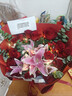 来一客鲜花速递玫瑰百合鲜花送女友老婆生日礼物全国同城配送 19朵红玫瑰粉百合花束 实拍图