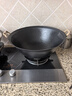 夏老大龟纹生铁锅铸铁炒锅古法无涂层物理不易粘炒锅圆底双耳炒菜锅42cm 实拍图