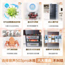 容声503L法式多门冰箱pro款IDP主动除菌超薄零嵌入式一级能效风冷无霜灰BCD-503WD15MPQLA国家补贴 实拍图