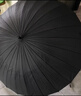 美度长柄雨伞大号加固加厚结实抗风伞男士手动长把直柄雨伞黑M5003 实拍图