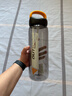 富光大容量塑料水杯子运动水壶吸管杯学生便携太空杯夏2000ML黑 实拍图