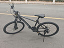 千里达（TRINX）M985山地自行车禧玛诺21速油压碟刹男女学生成人通勤上学上班单车 玄武黑- 21速 27.5*17寸 推荐:170-190cm左右 实拍图