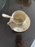 友来福欧式咖啡杯套装陶瓷咖啡杯碟高档英式茶具马克杯下午茶生日礼物 花海-对杯碟 实拍图