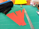 得力(deli)A2耐用PVC切割垫板桌垫/鼠标垫/书写垫 超大号可水洗手工桌面刻板裁纸美工垫  绿色78402 实拍图