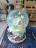 REMIND法夫尔B5水晶球音乐盒玩具自动飘雪花旋转下雪新年礼物送儿童女孩 音乐《圣诞快乐》自喷雪花/旋转 100mm直径 实拍图