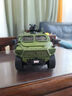 中精质造东风猛士车模型三代军车合金仿真装甲车汽车玩具退伍军人纪念品送 超大号东风猛士装甲车/七开门 合金材质+礼盒包装 实拍图