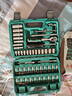 艾瑞泽汽修工具套装套筒扳手快速棘轮扳手套装工具箱 72齿53件套小飞 实拍图