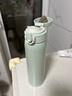 膳魔师（THERMOS）500ml保冷保温杯防滑硅胶底316钢男女士学生水杯子TCMD-500S-MGN 实拍图
