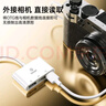 毕亚兹 苹果otg手机转接头iPhone/ipad转换线鼠标键盘U盘读卡器相机声卡麦克风充电Lightning转USB转换器 实拍图