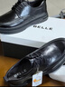 百丽通勤商务皮鞋2025男牛皮褶皱增高休闲鞋A1373AM4 黑色2  41 实拍图