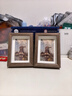 爱墨绘5寸相框摆台木质相框创意相片画框装裱结婚宝宝照片墙挂墙胡桃色 实拍图