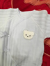 舒贝怡婴儿衣服新生儿连体衣纯棉周岁宝宝爬爬服秋冬满月保暖哈衣黄59 实拍图