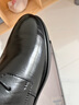 海澜之家HLA皮鞋男士商务休闲秋冬德比正装鞋子男H135/H171 黑色40 实拍图