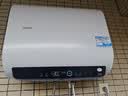 海尔（Haier）热水器扁桶电热水器懒人系列超薄双胆【小红花套系】家用变频速热一级能效无垢鲜活水海尔智家统帅 60L 3300W 双管变频/富锶净肤洗/超一级能效 实拍图