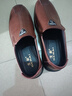 【真牛皮+上线】戈耐休闲皮鞋男士乐福鞋一脚蹬懒人鞋低帮平底鞋防滑春夏透气中年老年人爸爸鞋百搭潮流男鞋 茶色【真皮+手工上线】软底软面 四季款 41码(255MM) 实拍图