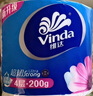 维达（Vinda）有芯卷纸【孙颖莎推荐】蓝色经典4层200克*27卷 高克重卫生纸整箱 实拍图
