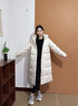波司登羽绒服鹅绒女士超长款商务连帽外套商场热卖同款B250244174 实拍图