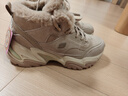 斯凯奇（Skechers）女鞋夏加绒厚底老爹鞋中帮雪地靴防滑休闲鞋167338 实拍图