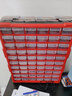 德力西抽屉式零件盒收纳盒配件螺丝盒零件柜抽屉式元器件分类收纳斜口盒 红色-全新料60格小号抽屉零件箱 实拍图