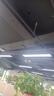 办公灯led长条灯办公室方通格栅吊顶吊灯理发店吸顶灯吊线条形灯 吊线款 黑色  120x20cm-60w白光 实拍图
