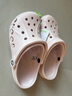 卡骆驰（CROCS）洞洞鞋贝雅男鞋女鞋轻便耐磨一脚蹬拖鞋休闲鞋|10126 裸粉-6PI 39 (240mm) 实拍图