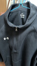UNDER ARMOUR Rival男子1/4拉链运动休闲卫衣1386016 黑色001 XL 实拍图