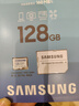 三星（SAMSUNG）128GB TF(MicroSD)存储卡 EVO白卡 U3A2V30 手机平板switch游戏机内存卡 支持4K视频 读160MB/s 实拍图