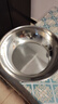 【不锈钢】和面盆厨房烘焙家用火锅盆洗菜打蛋汤锅盆醒面盆料理盆 34cm【热卖款】不锈钢和面盆 实拍图