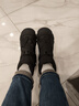 快乐玛丽（J&M）董璇同款雪地靴女冬季一脚蹬中筒女鞋东北保暖棉鞋女 黑色    38 实拍图