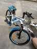 凤凰（Phoenix）儿童自行车山地车男女学生脚踏车6-15岁童车 霸道 白蓝色 22寸 实拍图