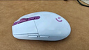 罗技（G）G304 LIGHTSPEED无线鼠标 游戏鼠标 轻质便携 绝地求生FPS鼠标英雄联盟LOL吃鸡 生日礼物 白色 实拍图