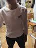 真维斯儿童长袖t恤男童内搭上衣校服打底衫女童白色纯棉大童纯色秋衣 白 160 实拍图