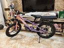 凤凰山地自行车男女变速山地车碟刹青少年儿童自行车学生单车 星际 粉紫【铝架】7速+后座车灯+三刀 20寸【适合125-160cm】 实拍图