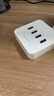 绿联USB3.0分线器扩展坞 集线器HUB拓展坞高速4口 适用笔记本电脑台式机一拖多接口转换器转接头延长线 【USB3.0*4+C口供电】方形款 0.15米 实拍图
