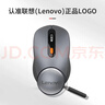 联想（Lenovo） 无线蓝牙双模充电鼠标 蓝牙5.0/3.0 便携办公鼠标人体工学设计 Howard风暴灰充电版 实拍图