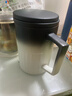 京东京造 茶杯茶具 陶瓷茶水分离现代办公杯水杯 渐变云墨350ml 实拍图