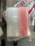 登比食品自封袋12号34*45密封袋防水PE透明特大号收纳袋塑封袋包装袋 实拍图